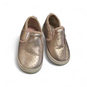 Wonder Nation Kids Gold Slip-On Shoes Size 5